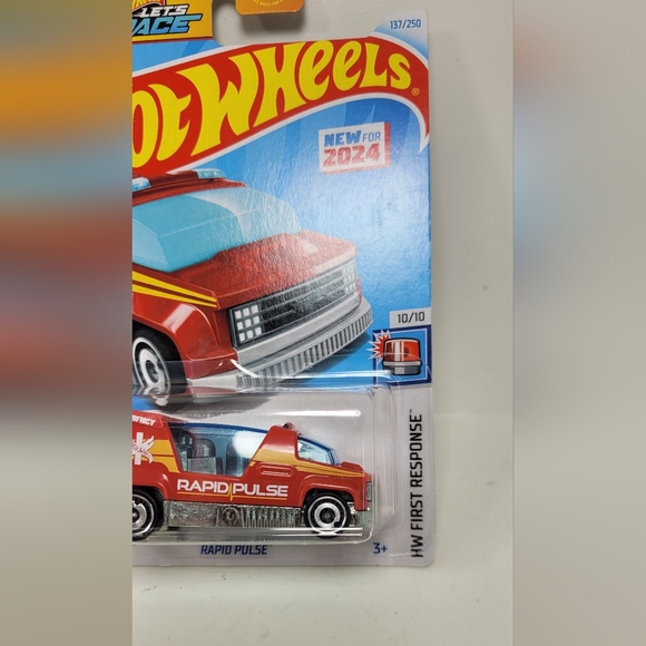 Rapid Pulse Toy Car - Red and White - Picture 3 of 6